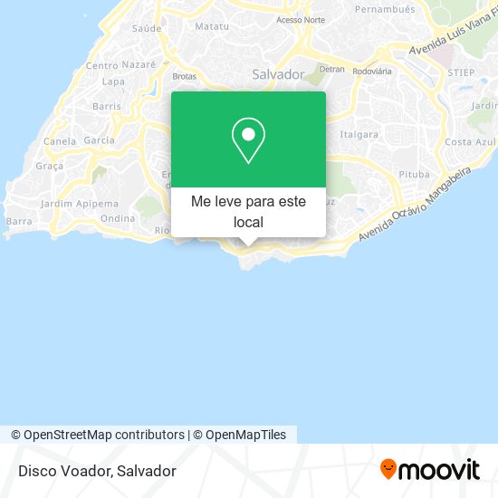 Disco Voador mapa