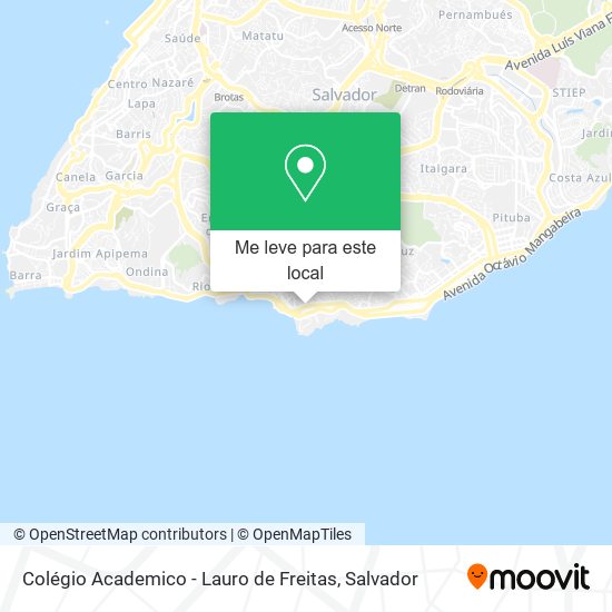 Colégio Academico - Lauro de Freitas mapa