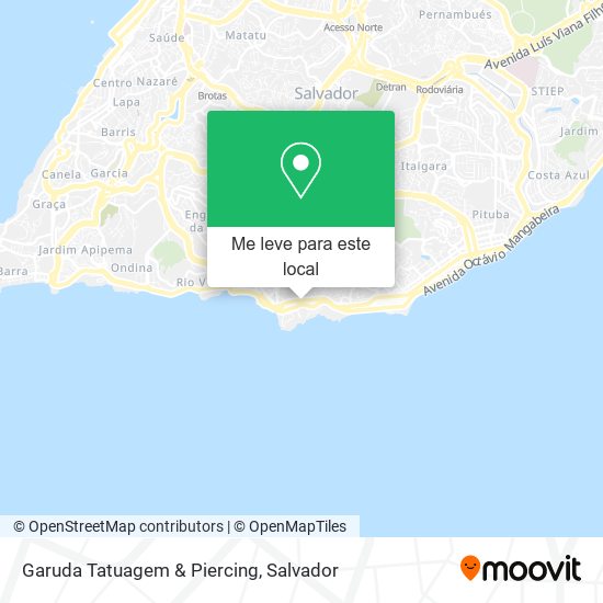 Garuda Tatuagem & Piercing mapa
