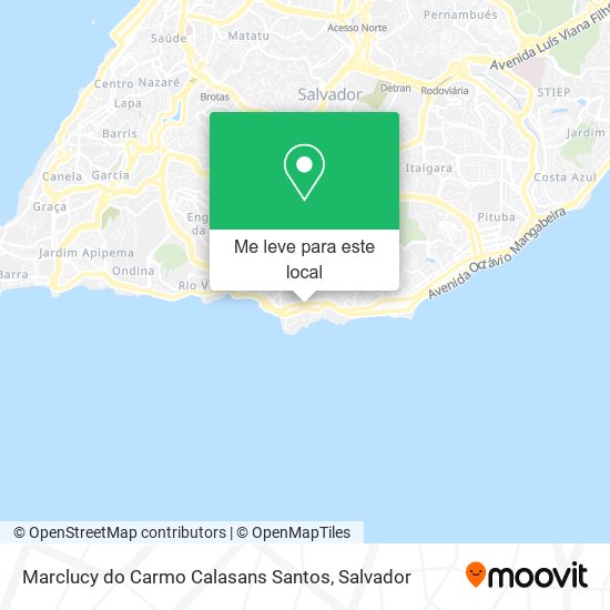 Marclucy do Carmo Calasans Santos mapa