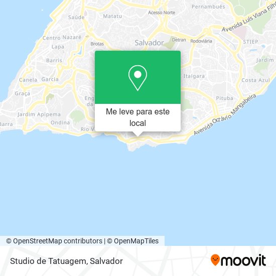 Studio de Tatuagem mapa