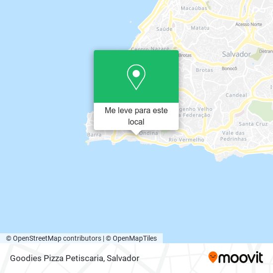Goodies Pizza Petiscaria mapa