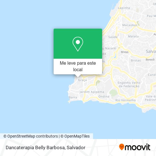 Dancaterapia Belly Barbosa mapa