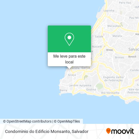 Condominio do Edificio Monsanto mapa