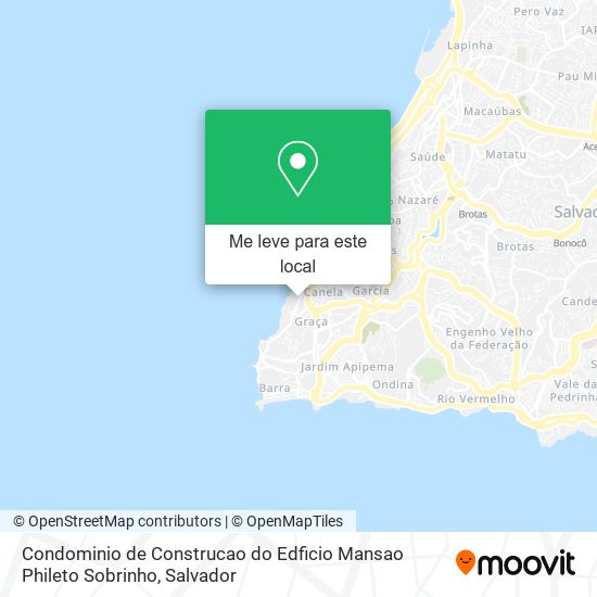 Condominio de Construcao do Edficio Mansao Phileto Sobrinho mapa