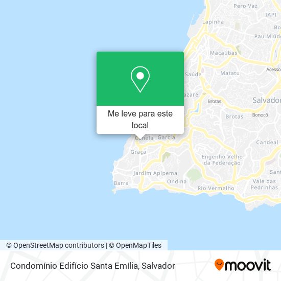 Condomínio Edifício Santa Emília mapa