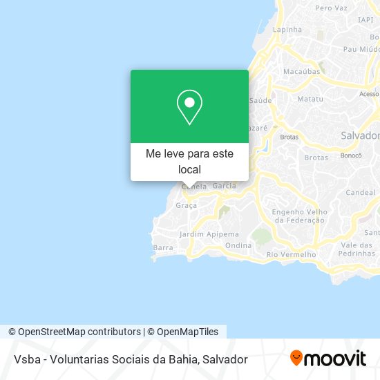 Vsba - Voluntarias Sociais da Bahia mapa