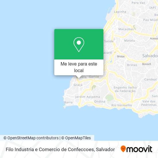 Filo Industria e Comercio de Confeccoes mapa