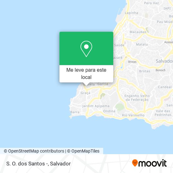 S. O. dos Santos - mapa