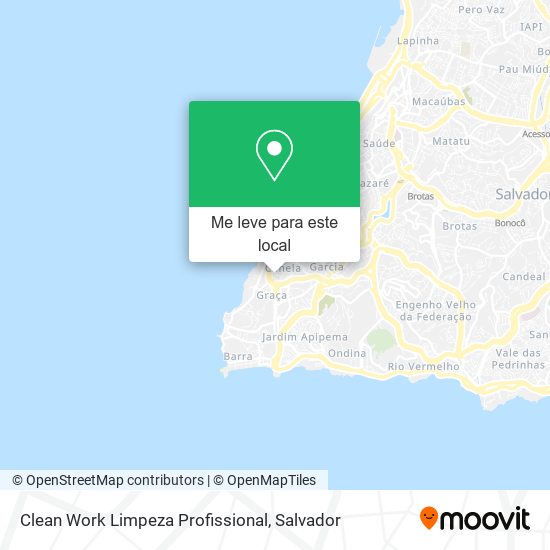 Clean Work Limpeza Profissional mapa