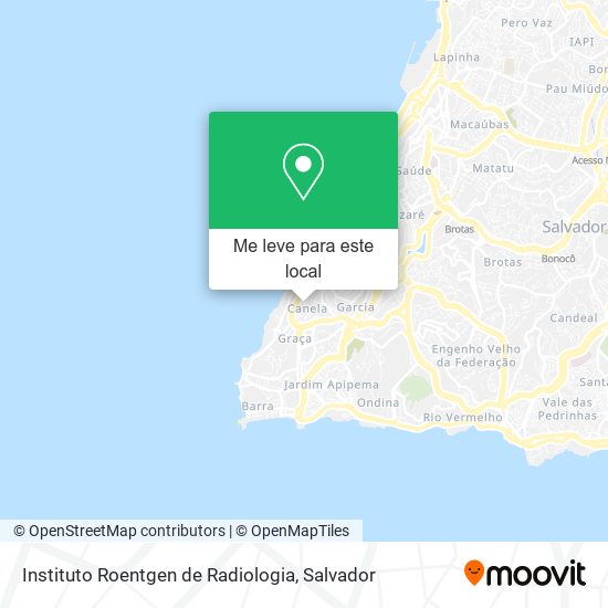 Instituto Roentgen de Radiologia mapa