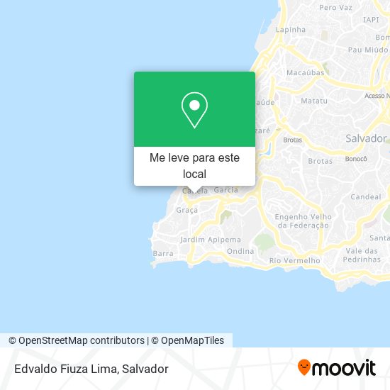 Edvaldo Fiuza Lima mapa