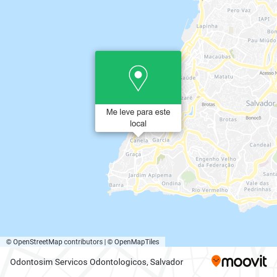 Odontosim Servicos Odontologicos mapa