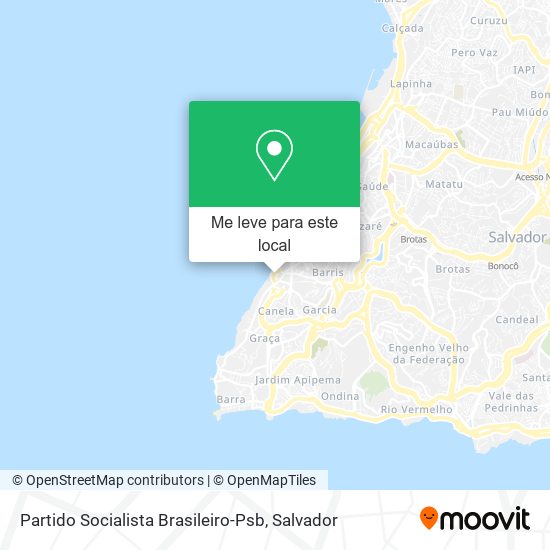 Partido Socialista Brasileiro-Psb mapa