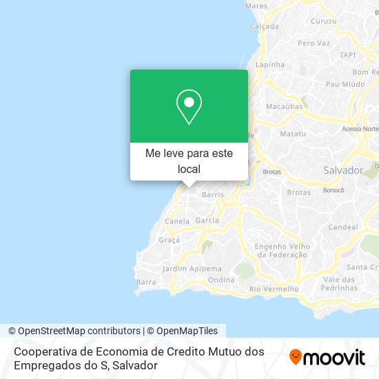 Cooperativa de Economia de Credito Mutuo dos Empregados do S mapa