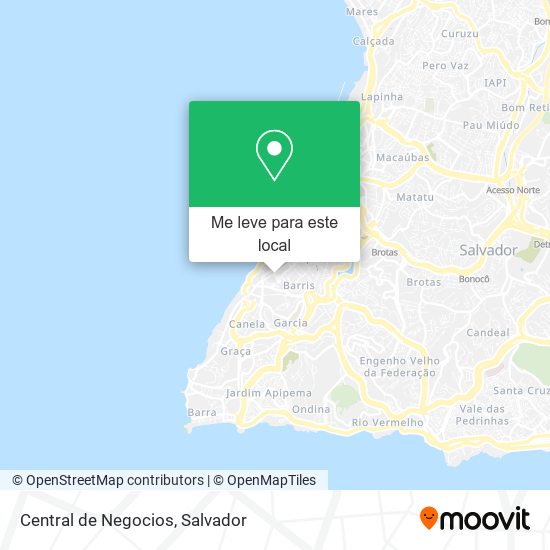 Central de Negocios mapa