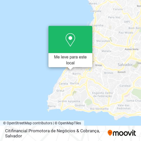 Citifinancial Promotora de Negócios & Cobrança mapa