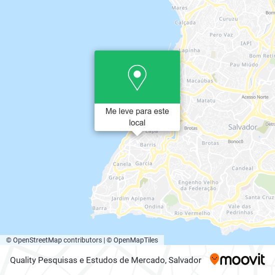 Quality Pesquisas e Estudos de Mercado mapa