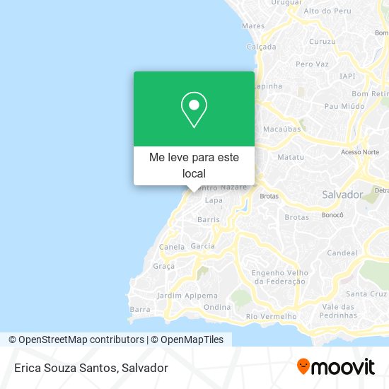 Erica Souza Santos mapa