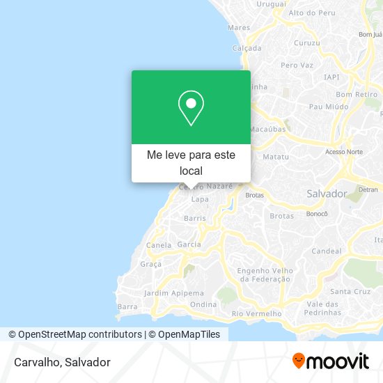 Carvalho mapa