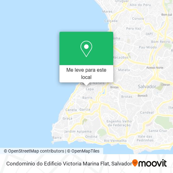 Condominio do Edificio Victoria Marina Flat mapa