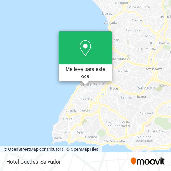 Hotel Guedes mapa