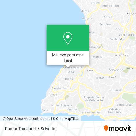 Pamar Transporte mapa