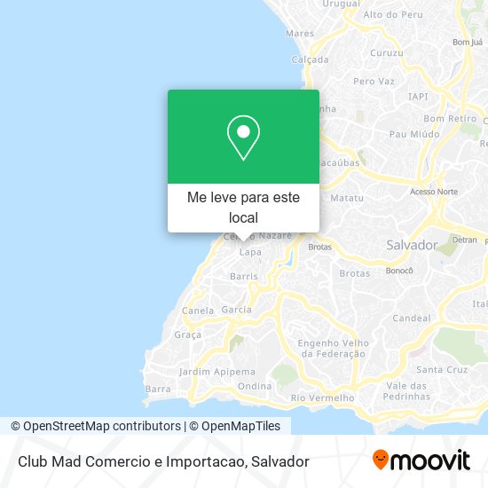 Club Mad Comercio e Importacao mapa