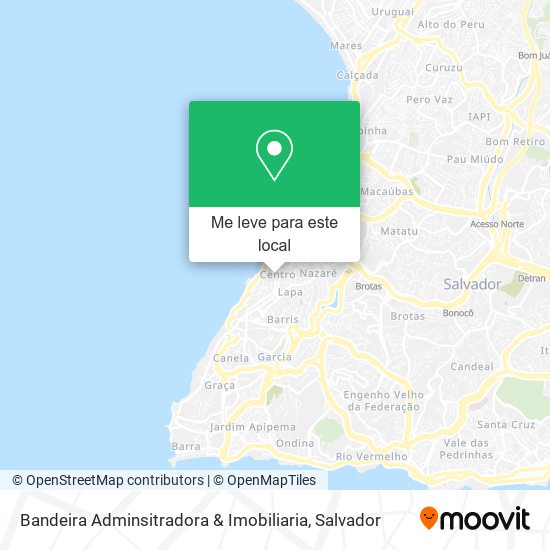 Bandeira Adminsitradora & Imobiliaria mapa