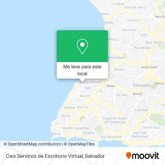 Cws Servicos de Escritorio Virtual mapa