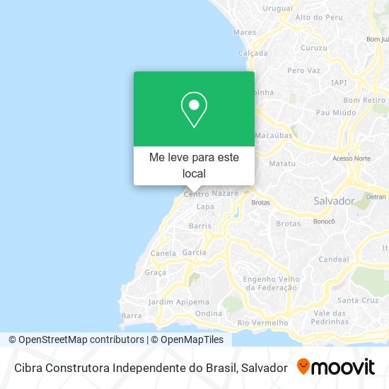 Cibra Construtora Independente do Brasil mapa