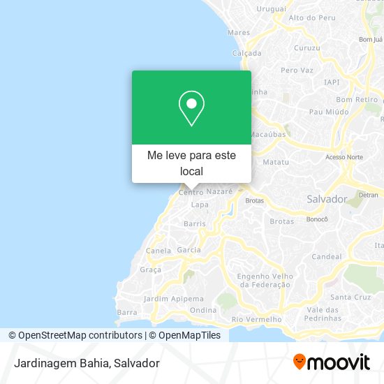 Jardinagem Bahia mapa