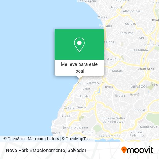 Nova Park Estacionamento mapa