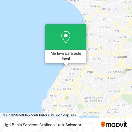 Igd Bahia Serviços Gráficos Ltda mapa