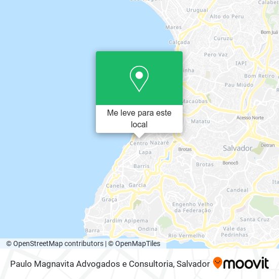 Paulo Magnavita Advogados e Consultoria mapa