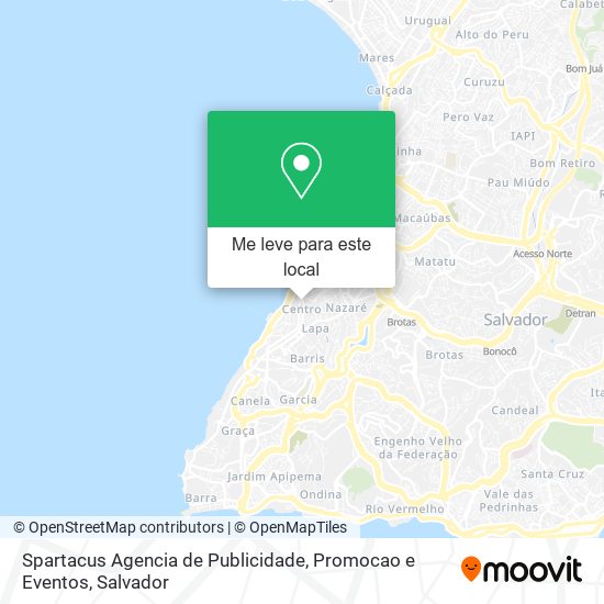 Spartacus Agencia de Publicidade, Promocao e Eventos mapa