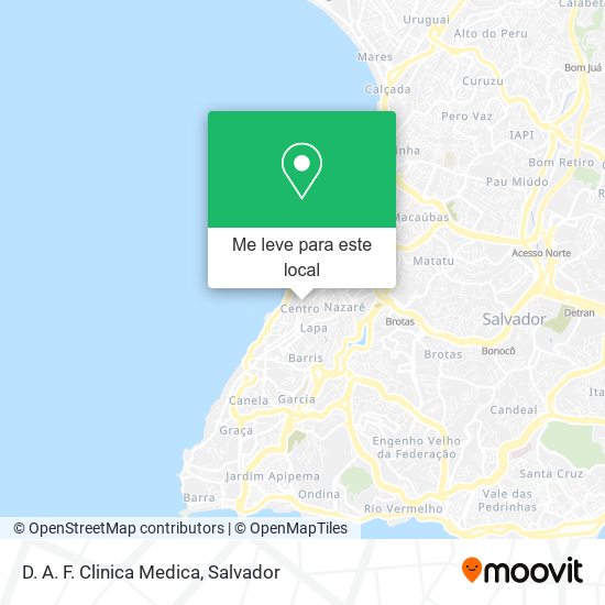 D. A. F. Clinica Medica mapa