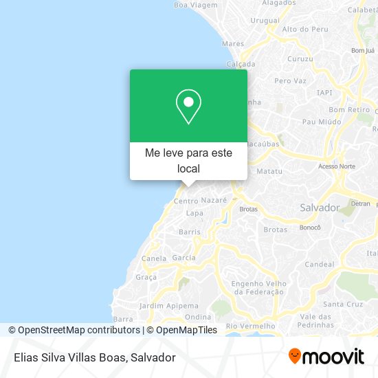 Elias Silva Villas Boas mapa