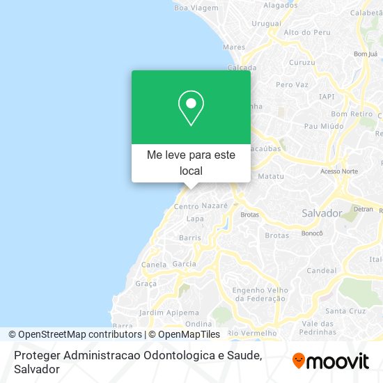 Proteger Administracao Odontologica e Saude mapa