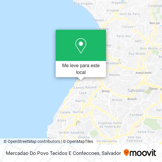 Mercadao Do Povo Tecidos E Confeccoes mapa