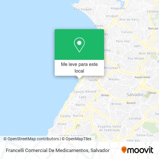 Francelli Comercial De Medicamentos mapa