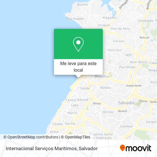 Internacional Serviços Marítimos mapa