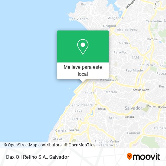 Dax Oil Refino S.A. mapa