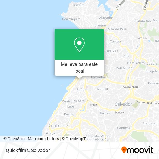 Quickfilms mapa