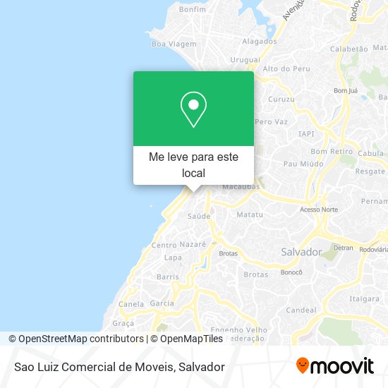 Sao Luiz Comercial de Moveis mapa