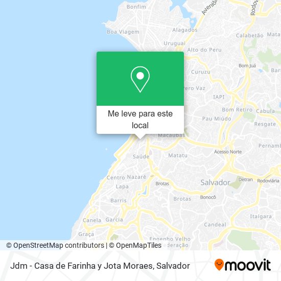 Jdm - Casa de Farinha y Jota Moraes mapa