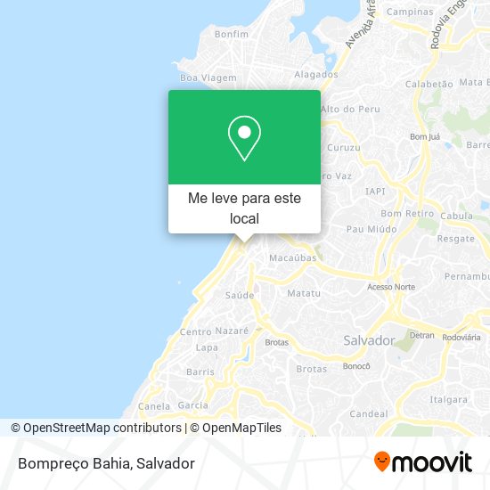 Bompreço Bahia mapa