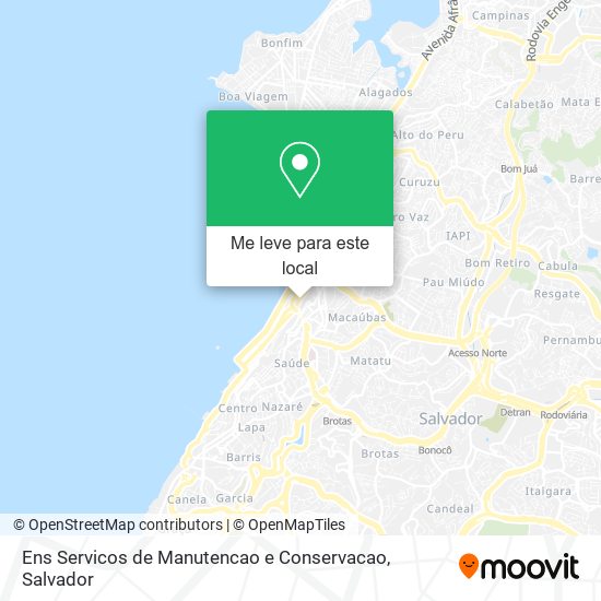 Ens Servicos de Manutencao e Conservacao mapa