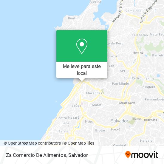 Za Comercio De Alimentos mapa