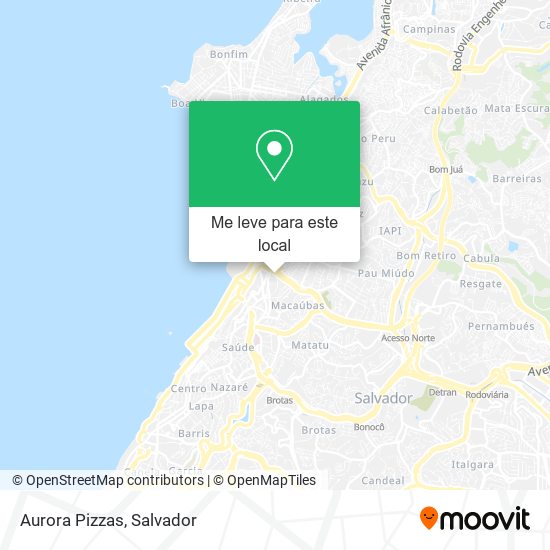 Aurora Pizzas mapa